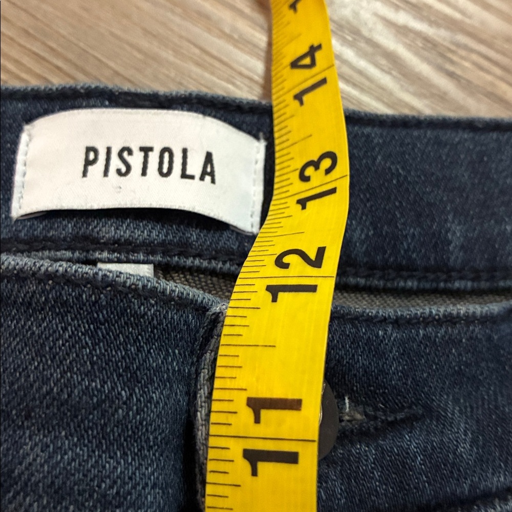 Pistola Women’s Straight leg Jeans Stretch denim Size 31 Dark wash High rise - Picture 6 of 10